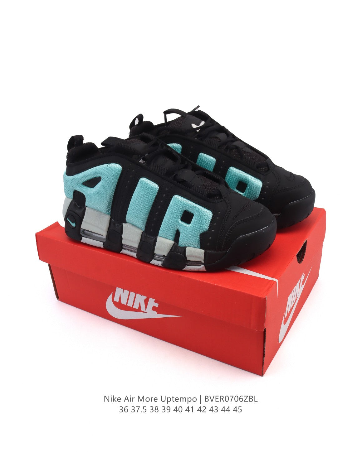 Nike Air More Uptempo '96 皮蓬全掌气垫休闲运动运动鞋 厚底缓震慢跑鞋