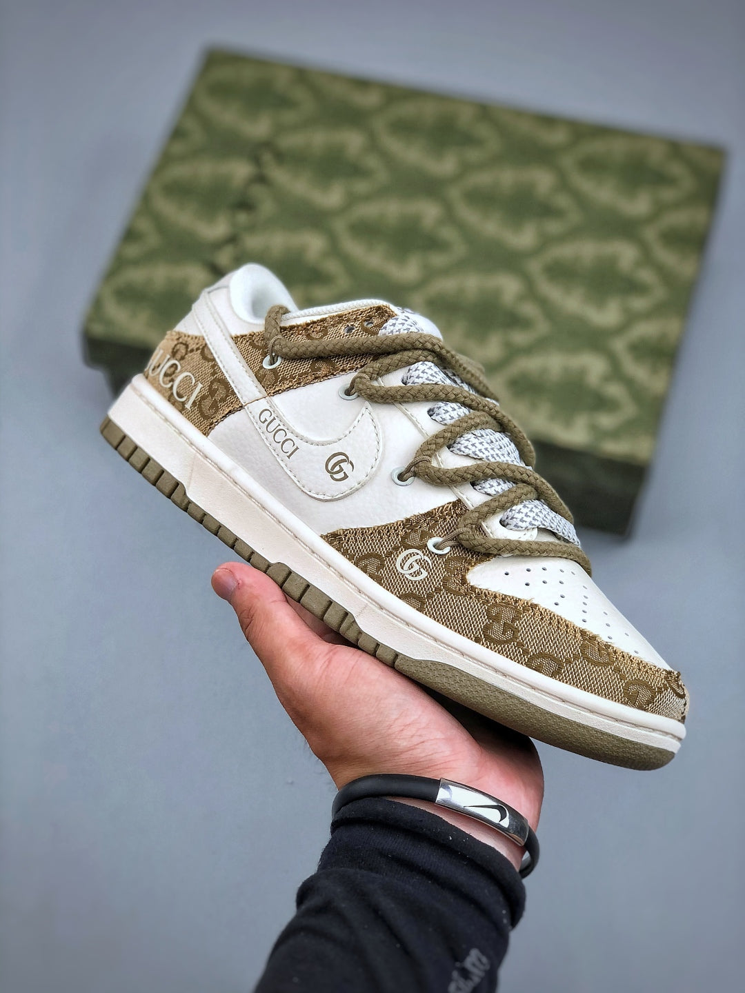 Nike Air Jordan1 Low AJ1 高端定制 联名款 解构绑带低帮经典复古文化休闲运动篮球鞋
